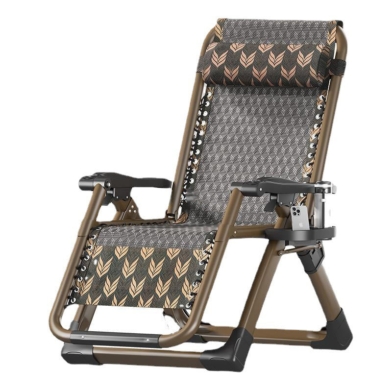 Modern Minimalist Steel Rectangular Footrest for Recliners, Barley Color, Foldable, Living Room