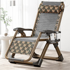 Modern Minimalist Steel Rectangular Footrest for Recliners, Barley Color, Foldable, Living Room