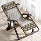 Modern Minimalist Steel Rectangular Footrest for Recliners, Barley Color, Foldable, Living Room