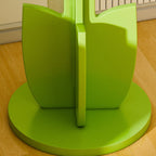 Contemporary Creative Plank Floral Side Table For Living Room
