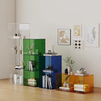 Contemporary Creative Acrylic Rectangular End Table 3-Tier For Living Room