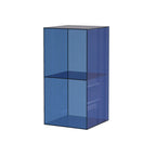 Contemporary Creative Acrylic Rectangular End Table 3-Tier For Living Room