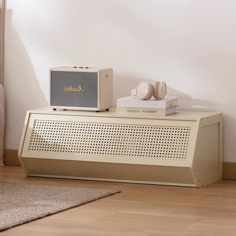 Contemporary Scandinavian Bamboo Acrylic ABS Irregular Pentagon Stackable Storage Cabinet With 1 Cabinet For Living Room