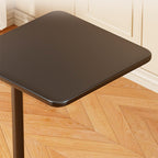Modern Minimalist Iron Rounded-Square End Table 1-Tier For Living Room