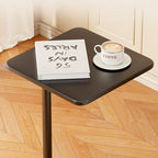 Modern Minimalist Iron Rounded-Square End Table 1-Tier For Living Room