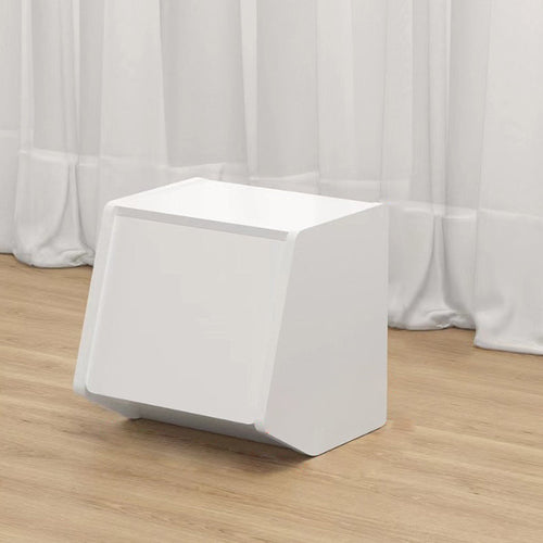 Contemporary Nordic MDF Modular Cube Storage Cabinet Books Toys & Snacks Multi-Layer Organizer With Doors For Bedroom & Living Room