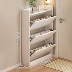 Modern Minimalist Ultra-Thin Rectangular Eco-Friendly Engineered Wood Shoe Storage 2/3-Cabinet For Entryways