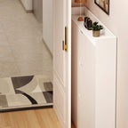 Modern Minimalist Ultra-Thin Rectangular Eco-Friendly Engineered Wood Shoe Storage 2/3-Cabinet For Entryways