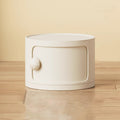 Modern Minimalist Dopamine Detachable Round Plastic Nightstand 1/2/3/4-Cabinet For Bedroom