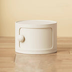 Modern Minimalist Dopamine Detachable Round Plastic Nightstand 1/2/3/4-Cabinet For Bedroom