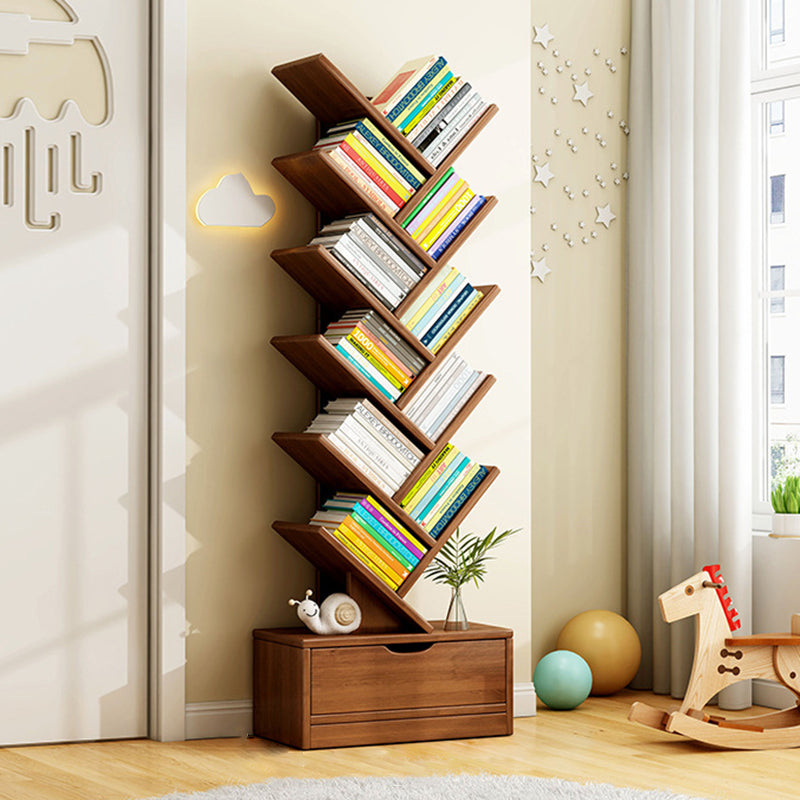Contemporary Creative Rectangular Eco-Friendly Board 6/8/10/12 Tier Bookshelves For Home Office