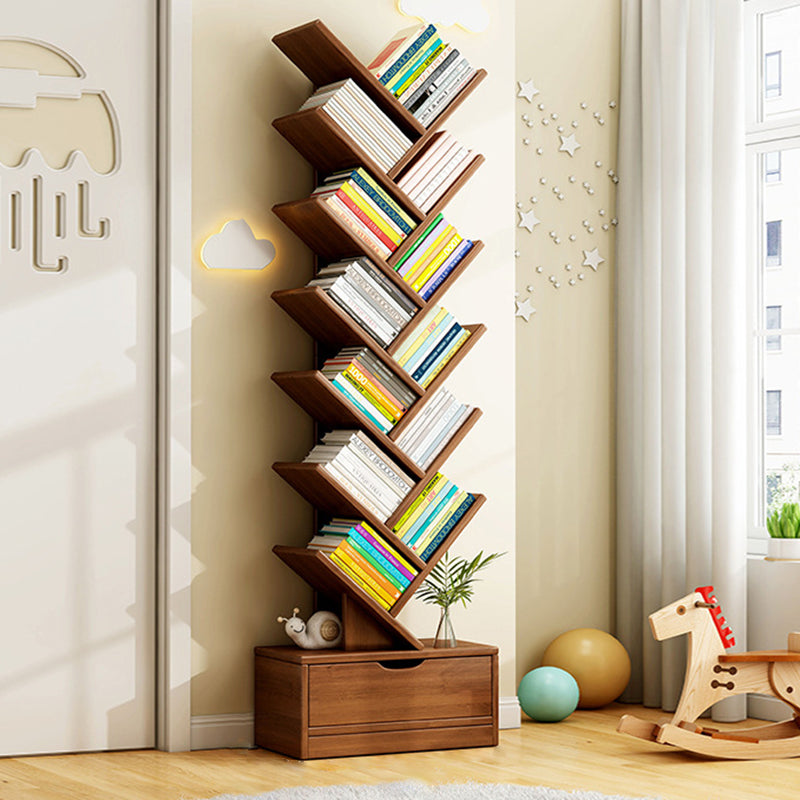 Contemporary Creative Rectangular Eco-Friendly Board 6/8/10/12 Tier Bookshelves For Home Office