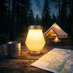 Portable Solar LED Camping Lantern Rechargeable Outdoor Tent Light for Hiking, Survival and Emergencies