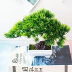 Premium and Artificial Wabi-Sabi Faux Bonsai Tree Lifelike Zen Botanical Accent for Executive Desk and Minimalist Decor