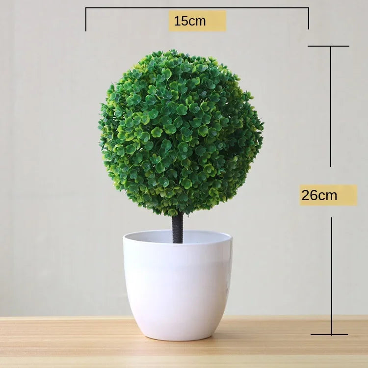 Premium and Artificial Wabi-Sabi Faux Bonsai Tree Lifelike Zen Botanical Accent for Executive Desk and Minimalist Decor