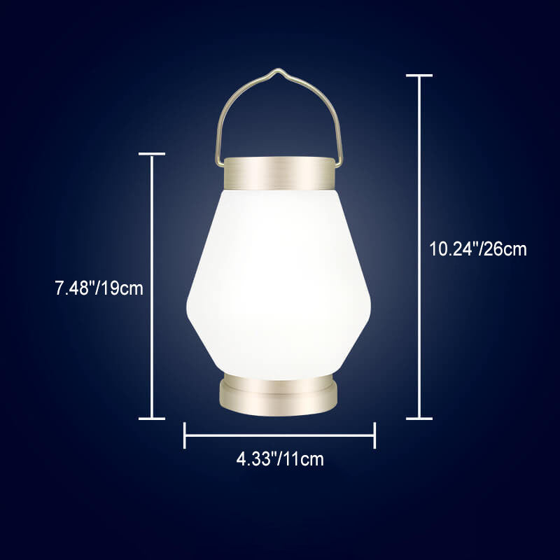 Portable Solar LED Camping Lantern Rechargeable Outdoor Tent Light for Hiking, Survival and Emergencies