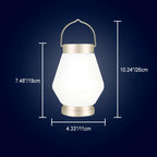 Portable Solar LED Camping Lantern Rechargeable Outdoor Tent Light for Hiking, Survival and Emergencies