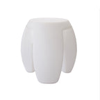 Taburete Redondo Elegante con LED - Plástico Impermeable, Diseño Moderno Minimalista para Salas de Entretenimiento