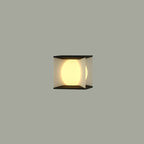 Modern Minimalist Square Globe LED Post Cap Light Waterproof IP65 Outdoor Pillar Lamp for Garden Fence Patio Wholesale