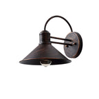 Contemporary Industrial Barn Iron Antique 1-Light Outdoor Waterproof Wall Sconce Lamp For Outdoor