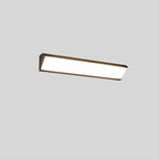 Lámpara de pared LED impermeable rectangular de aluminio industrial contemporánea para patio exterior