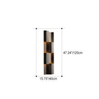 Lámpara de aplique de pared LED rectangular de acero inoxidable, impermeable, estilo retro contemporáneo, para patio exterior