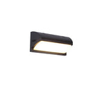 Lámpara de pared LED con sensor exterior impermeable de geometría simple y moderna