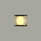 Modern Minimalist Square Globe LED Post Cap Light Waterproof IP65 Outdoor Pillar Lamp for Garden Fence Patio Wholesale