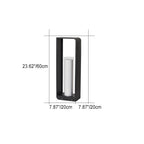 Modern Minimalist LED Outdoor Bollard Light Waterproof Pathway Landscape Fixture Solar or Hardwired for Garden Patio Wholesale