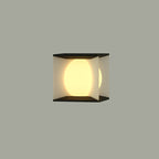 Modern Minimalist Square Globe LED Post Cap Light Waterproof IP65 Outdoor Pillar Lamp for Garden Fence Patio Wholesale