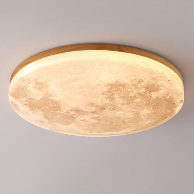 Celestial Moon Ceiling Light Dimmable Zen Lamp for Yoga Studio, Meditation Room and Living Room