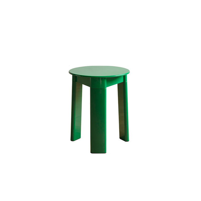 Taburete Bajo Moderno Creativo con Base de Plástico ABS Redonda-Rectangular-Triangular – Acento para Sala de Estar