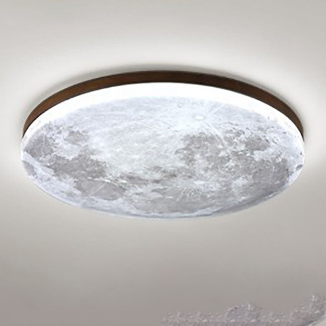 Celestial Moon Ceiling Light Dimmable Zen Lamp for Yoga Studio, Meditation Room and Living Room