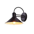 Contemporary Industrial Barn Iron Antique 1-Light Outdoor Waterproof Wall Sconce Lamp For Outdoor