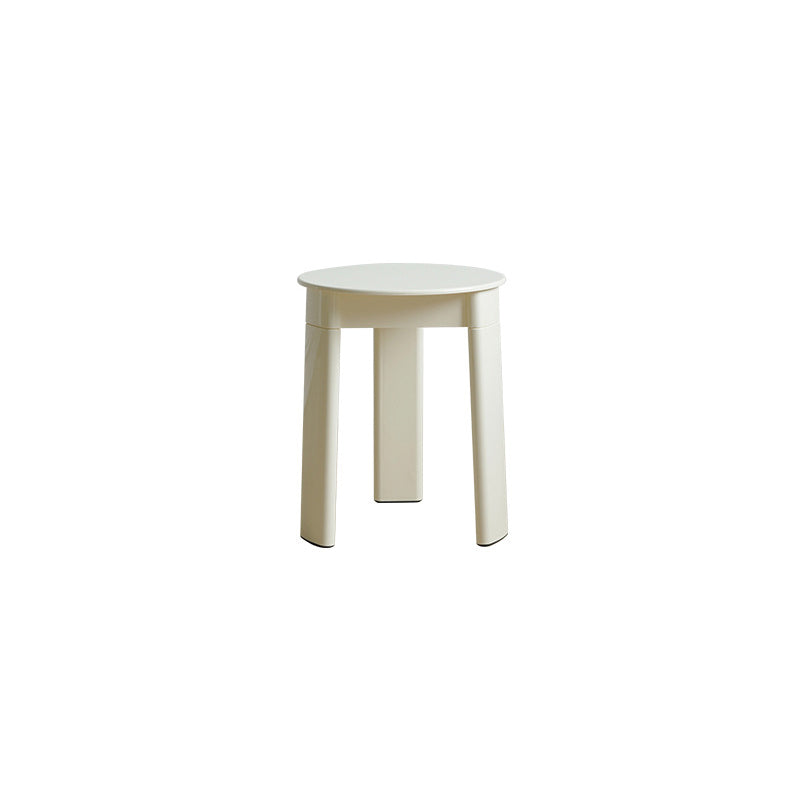 Taburete Bajo Moderno Creativo con Base de Plástico ABS Redonda-Rectangular-Triangular – Acento para Sala de Estar