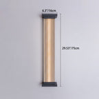 Lámpara de pared moderna minimalista de acero inoxidable acrílico rectangular a rayas impermeable para patio exterior