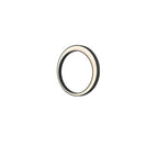Modern Minimalist Crescent Circle Stainless Steel PC Waterproof LED Wall Sconce Lamp For Outdoor Patio