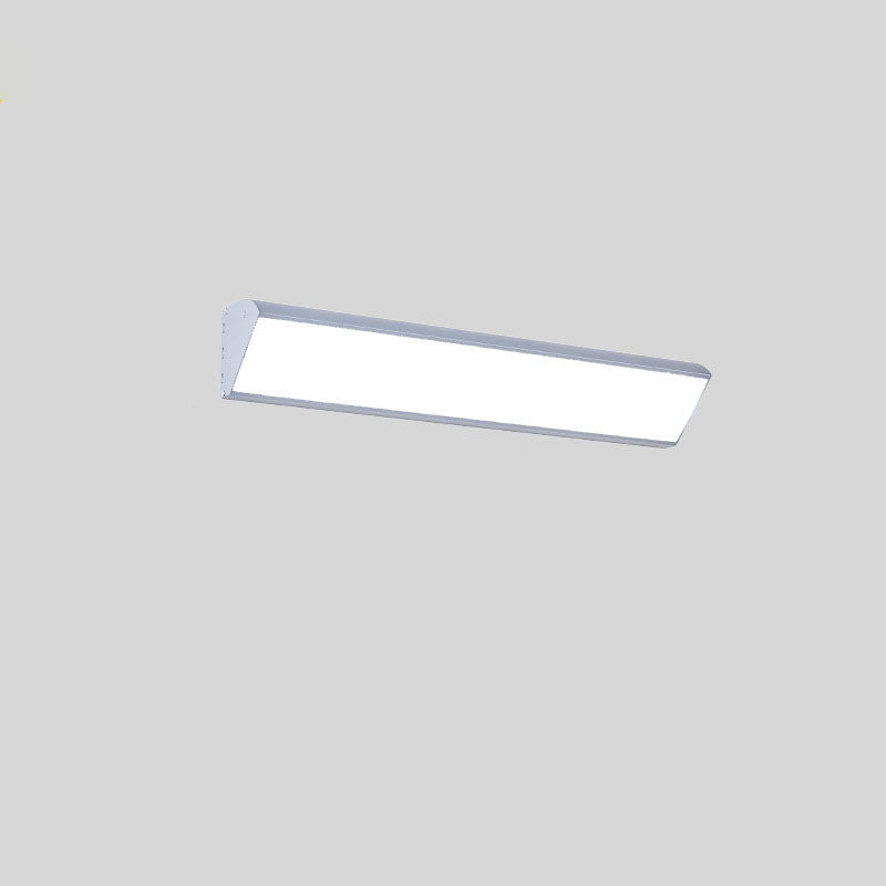 Contemporary Industrial Rectangular Aluminum PC Waterproof LED Wall Sconce Lamp For Outdoor Patio