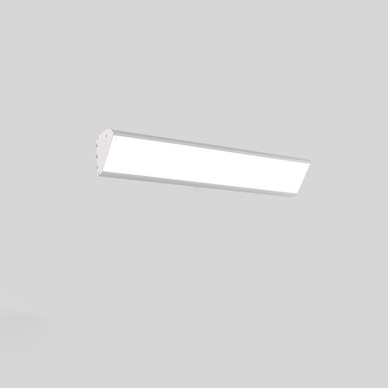 Contemporary Industrial Rectangular Aluminum PC Waterproof LED Wall Sconce Lamp For Outdoor Patio