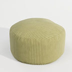 Sillón reclinable de madera tapizado en pana con diseño nórdico contemporáneo, respaldo y reposapiés para sala de estar