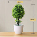 Premium and Artificial Wabi-Sabi Faux Bonsai Tree Lifelike Zen Botanical Accent for Executive Desk and Minimalist Decor