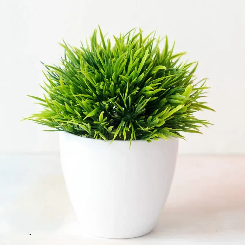 Premium and Artificial Wabi-Sabi Faux Bonsai Tree Lifelike Zen Botanical Accent for Executive Desk and Minimalist Decor