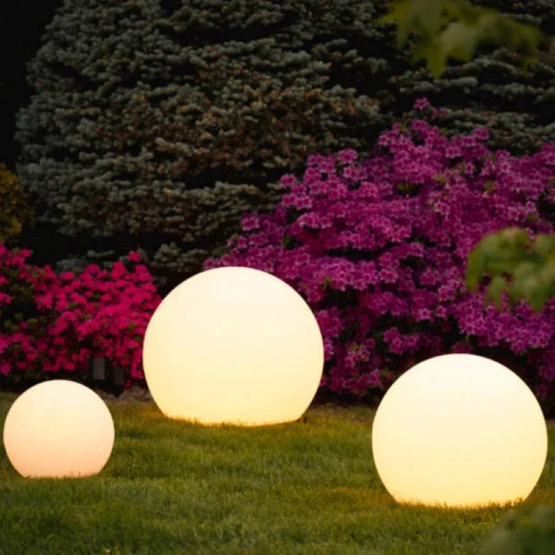 Globo de luz solar LED impermeable con cambio de color RGB para exteriores con control remoto, inalámbrico, para jardín y piscina